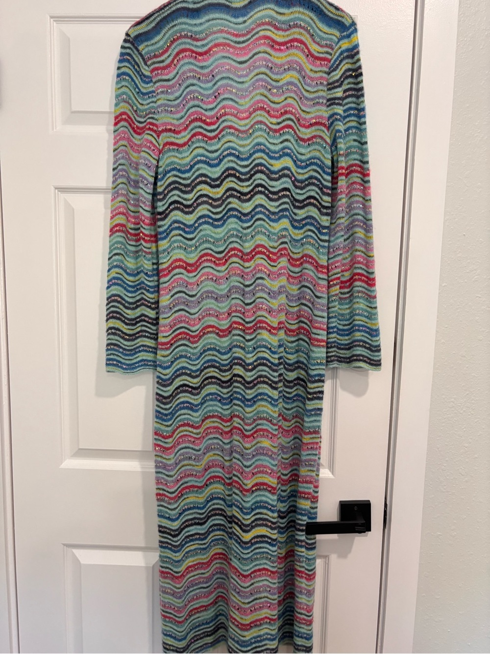 Missoni Multicolor Wave Knit Long Cardigan-NEW - Picture 2 of 6